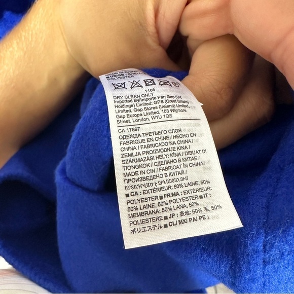 Banana Republic Double Face Mid Length Coat sz S - Picture 4 of 4